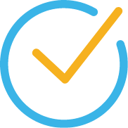 Check mark within a circle